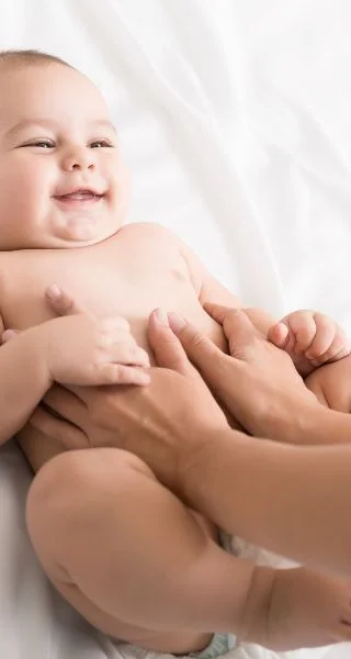 Photo massage bébé